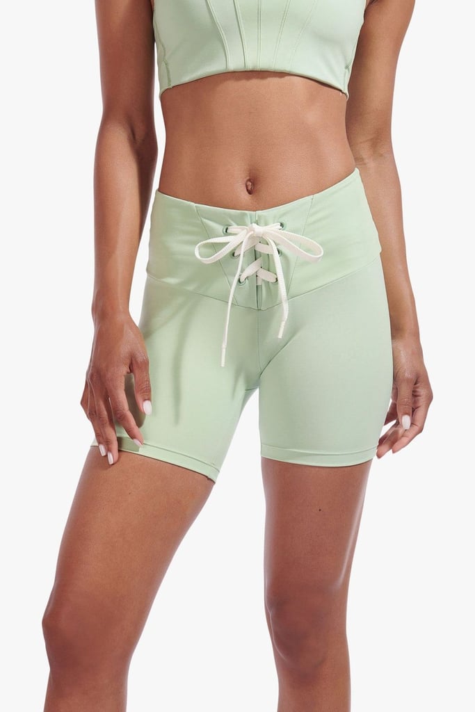 NB X Staud Lace Up Bike Short
