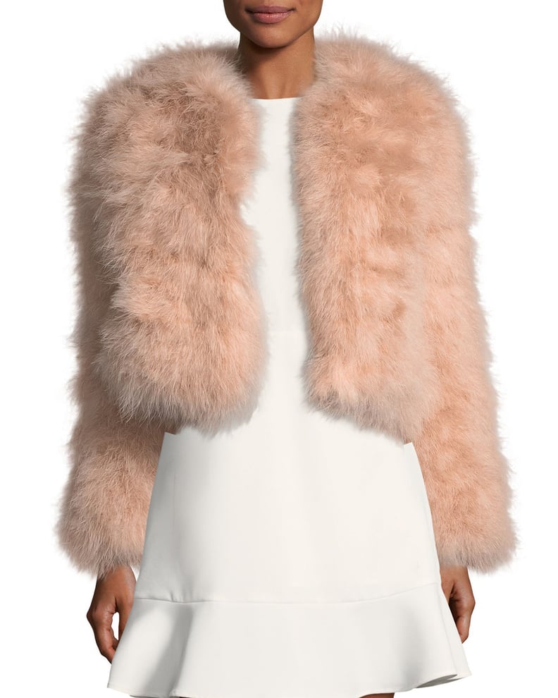An on-trend fur jacket