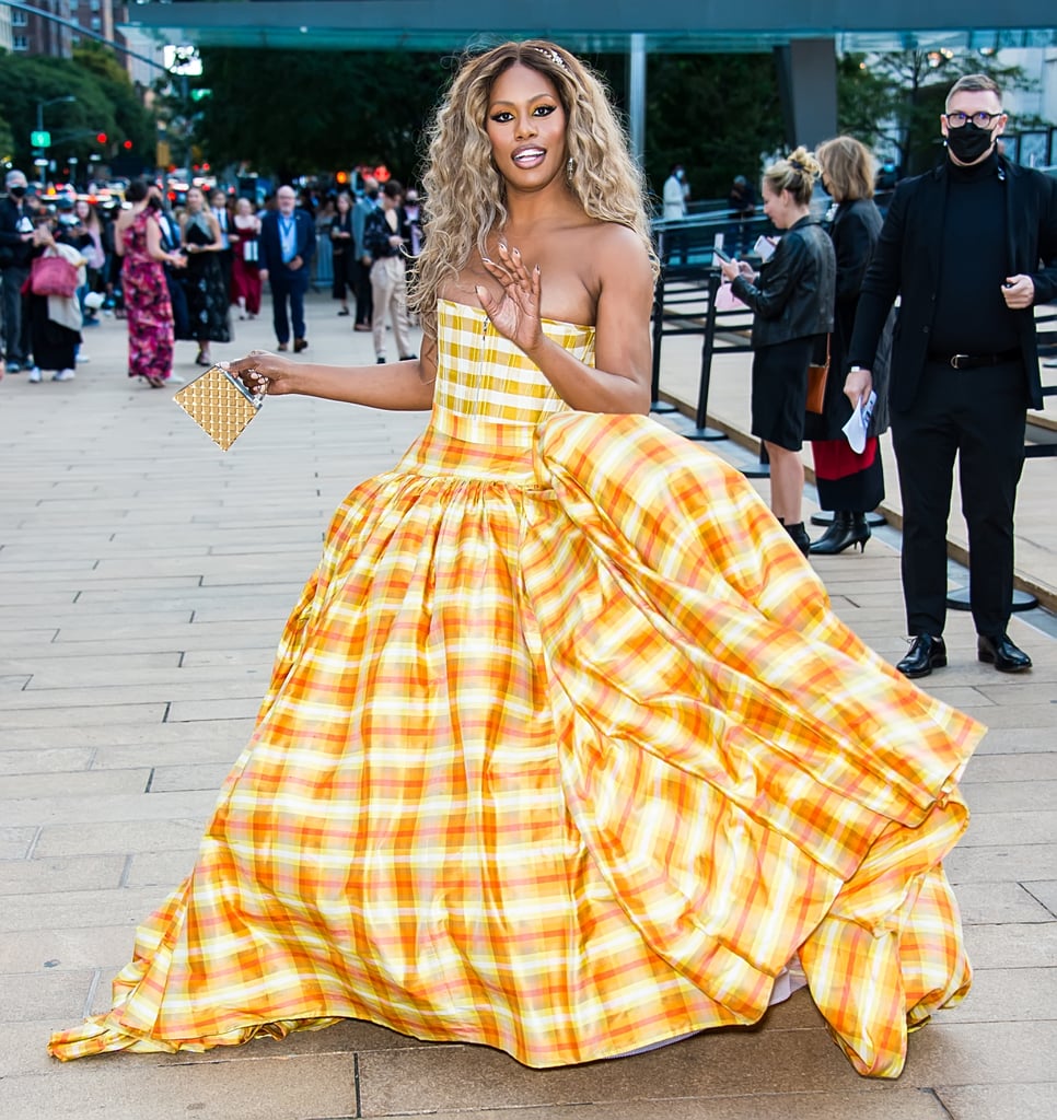 Laverne Cox Wore a Plaid Gown to New York City Ballet Gala