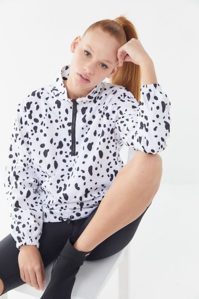Cruella de Vil Half-Zip Windbreaker Jacket