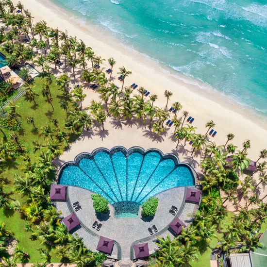 Mermaid Shell-Shaped Hotel Swimming Pool