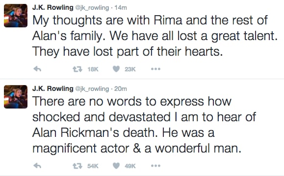 JK Rowling tweets reaction to Harry Potter's Matthew Lewis's
