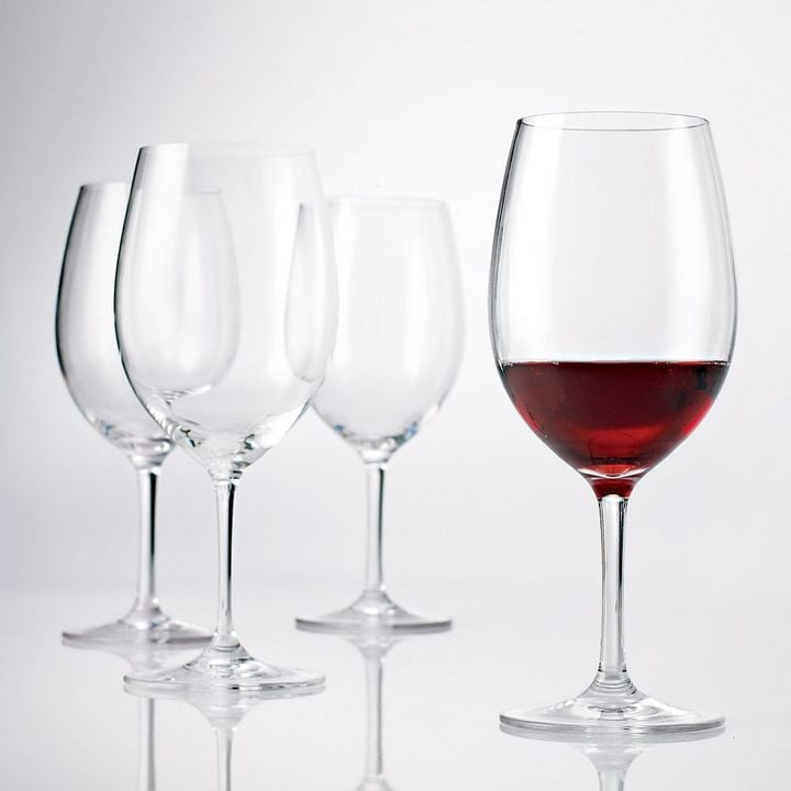 4 Piece Merlot Wine Glass Set ($50)