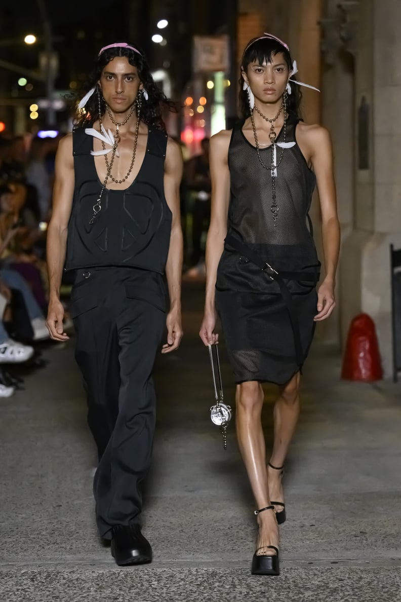 2023 New Trend Fashion Design Bags Fashion Wide Strap Chain Single