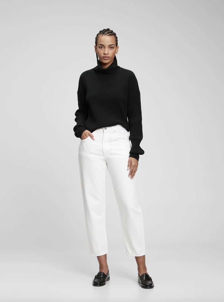 Turtleneck Sweater and Velvet Pants