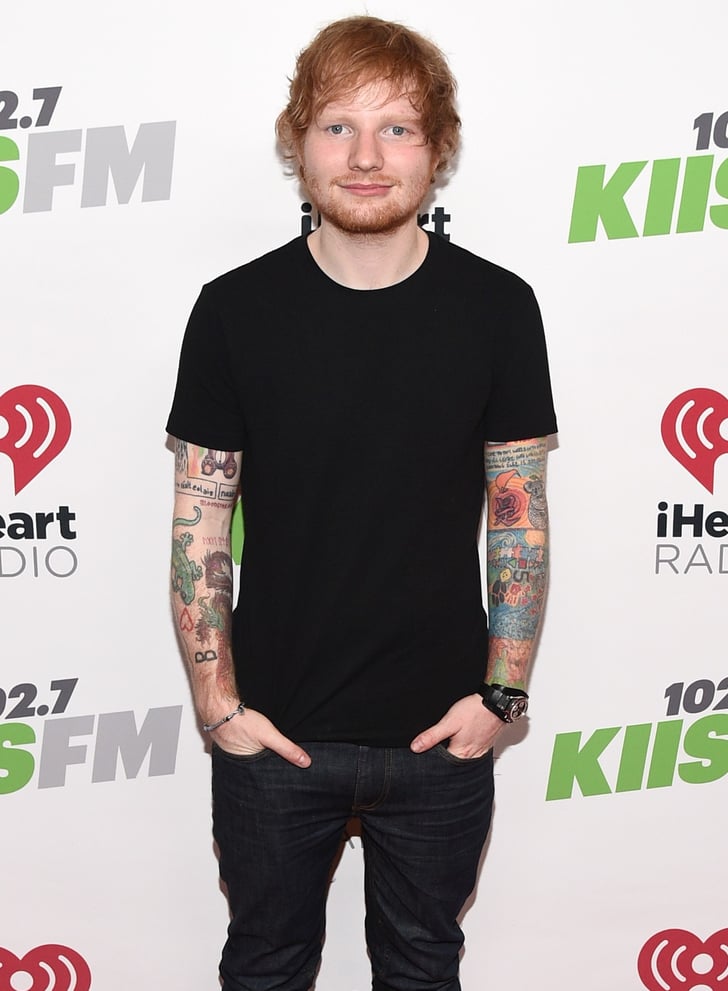 Ed Sheeran reveals lion tattoo is very much REAL  Daily Mail Online