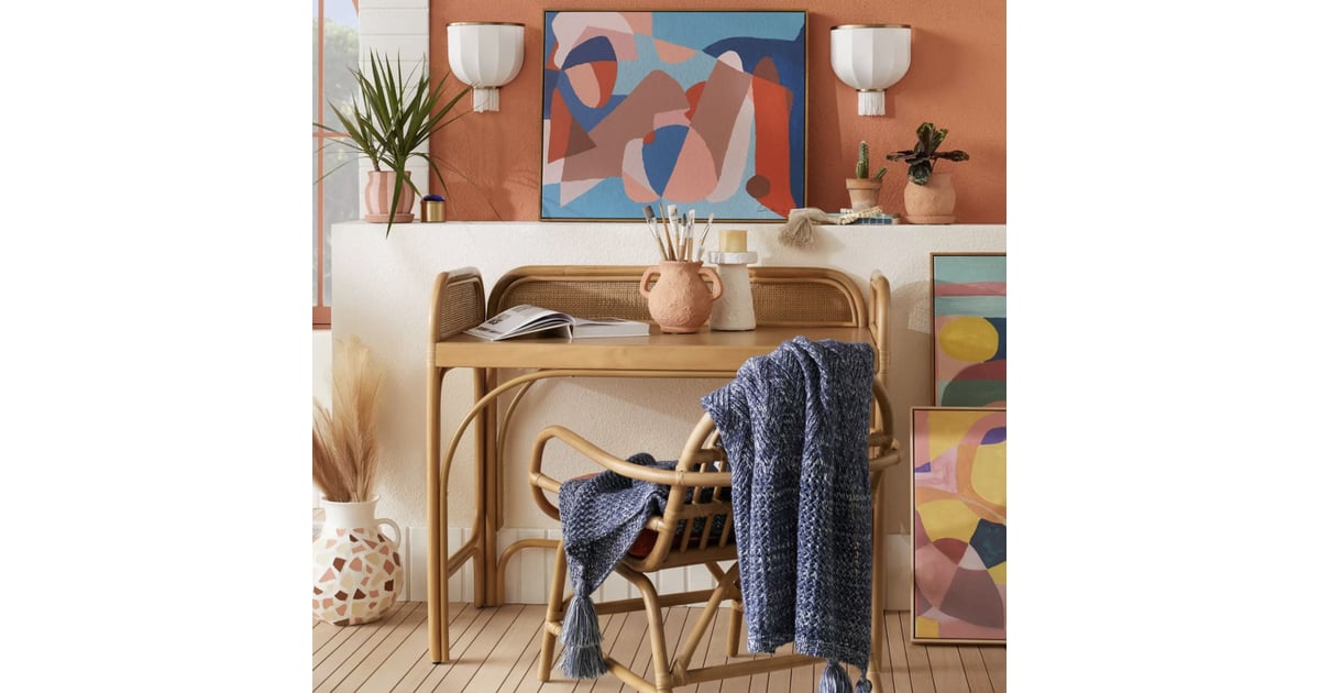 Urban outfitters online rattan desk