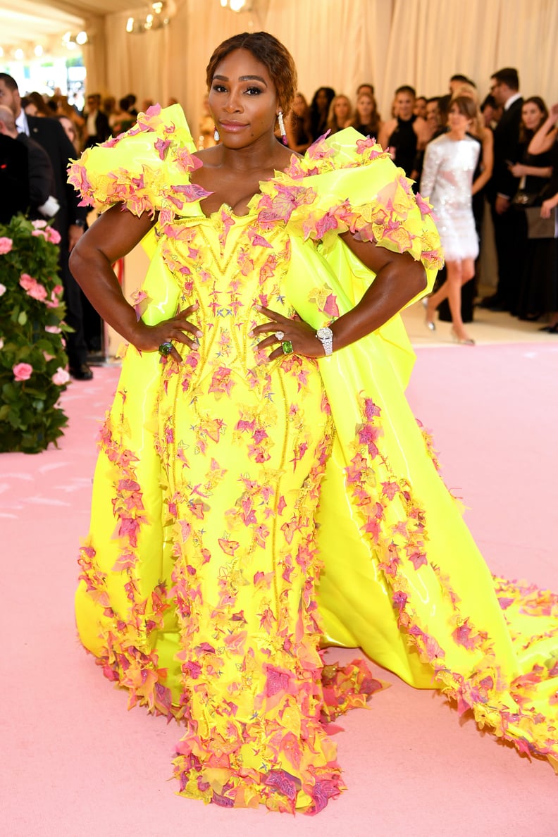 Serena Williams at the Met Gala Celebrating “Camp: Notes on Fashion,” May 2019