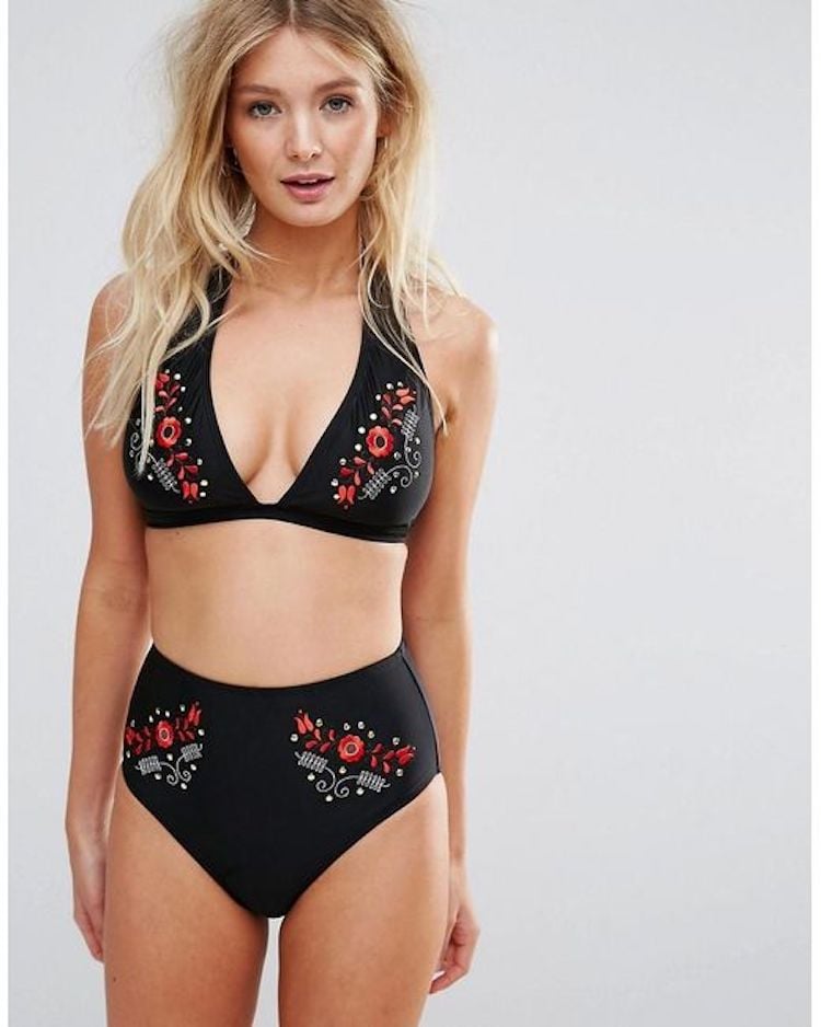 Wolf & Whistle Embroidered Bikini