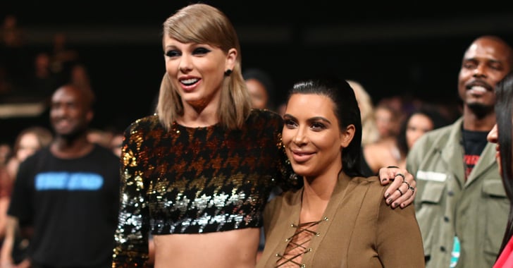 Taylor Swift and Kim Kardashian React to Kanye at VMAs 2015 | POPSUGAR ...