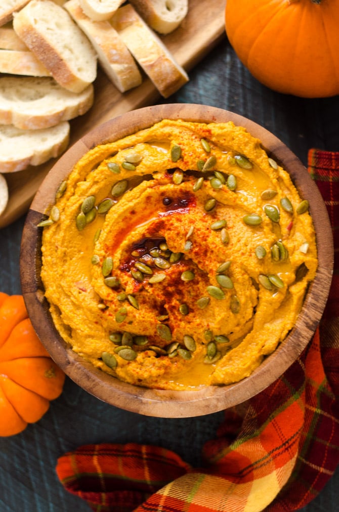 Smoky Chipotle Pumpkin Hummus