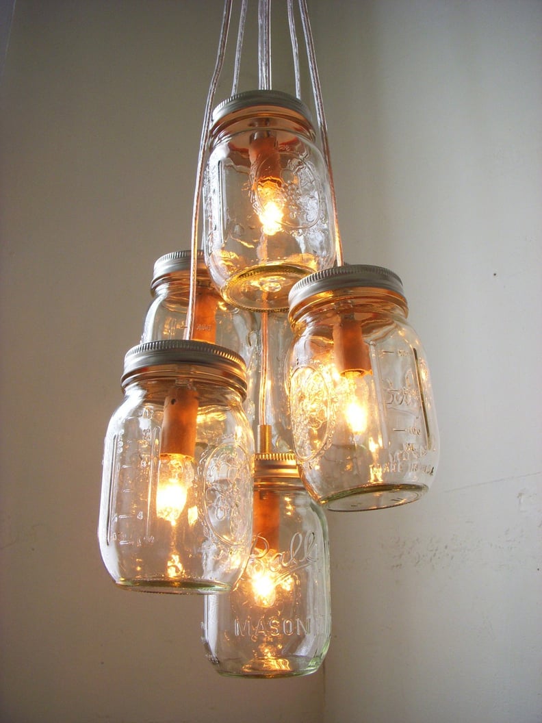 Mason Jar Chandelier