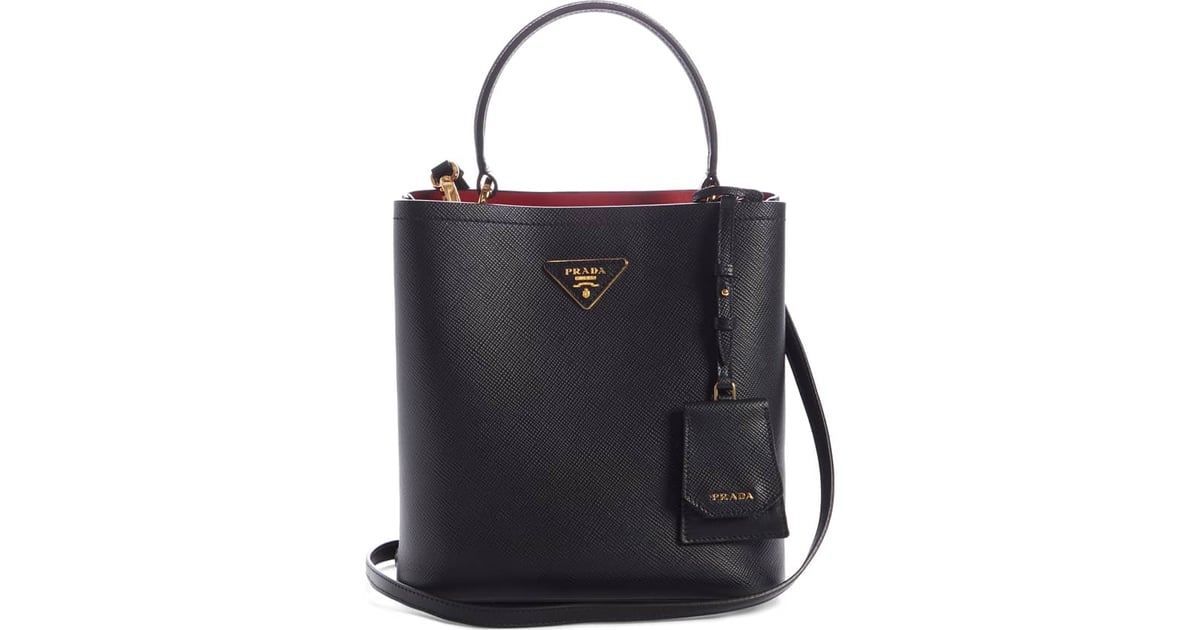 Prada Small Saffiano Leather Bucket Bag | 2019 Is the Year I Dress Like a  Boss, Thanks to These 9 Editor-Approved Work Essentials | POPSUGAR Fashion  Photo 9