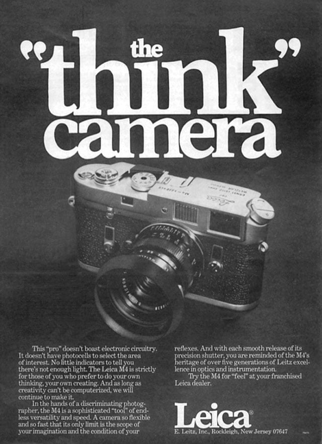 The "think" camera — aka the camera for people who don't like to shoot on auto.