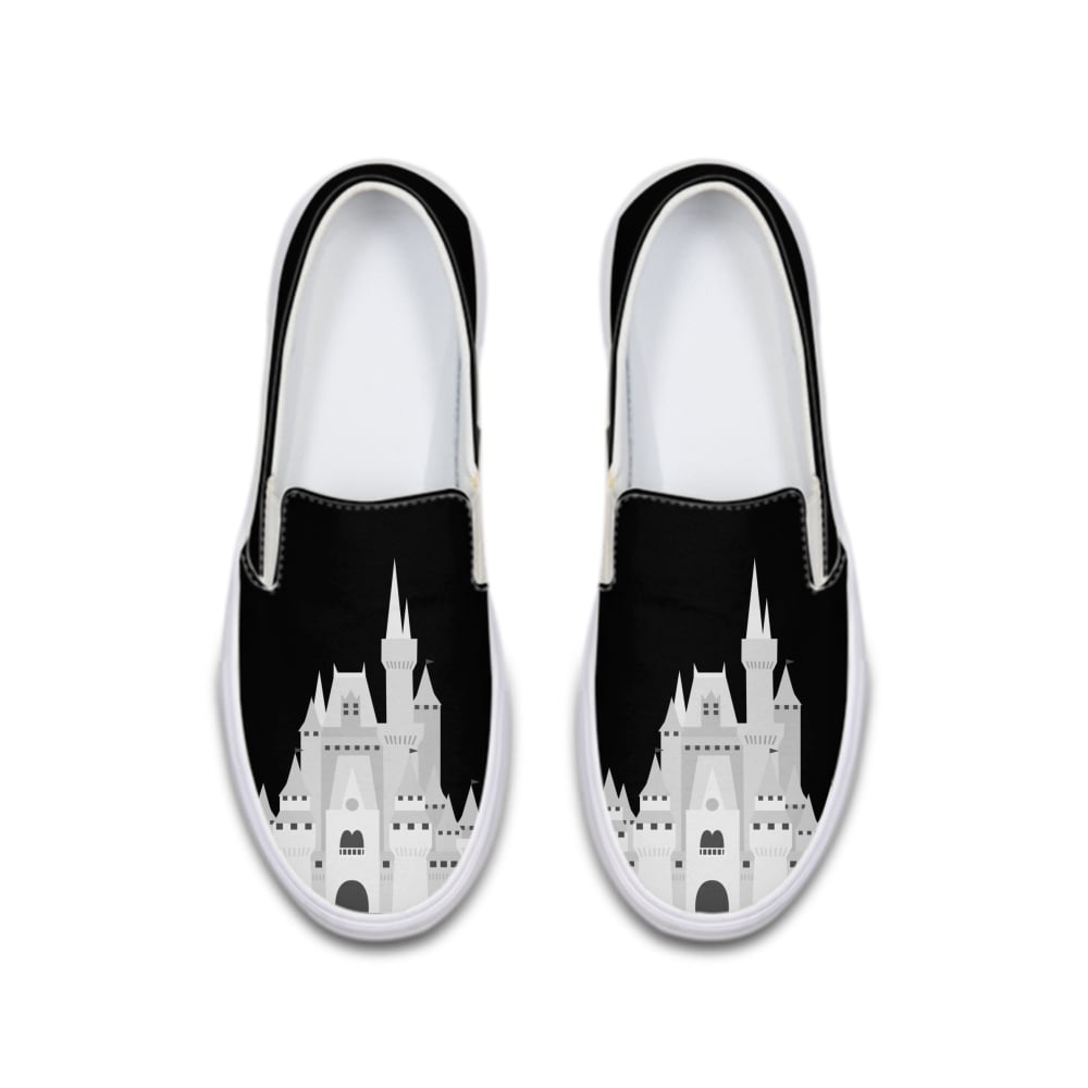 Midnight Disneyland Castle Deluxe Canvas Shoe