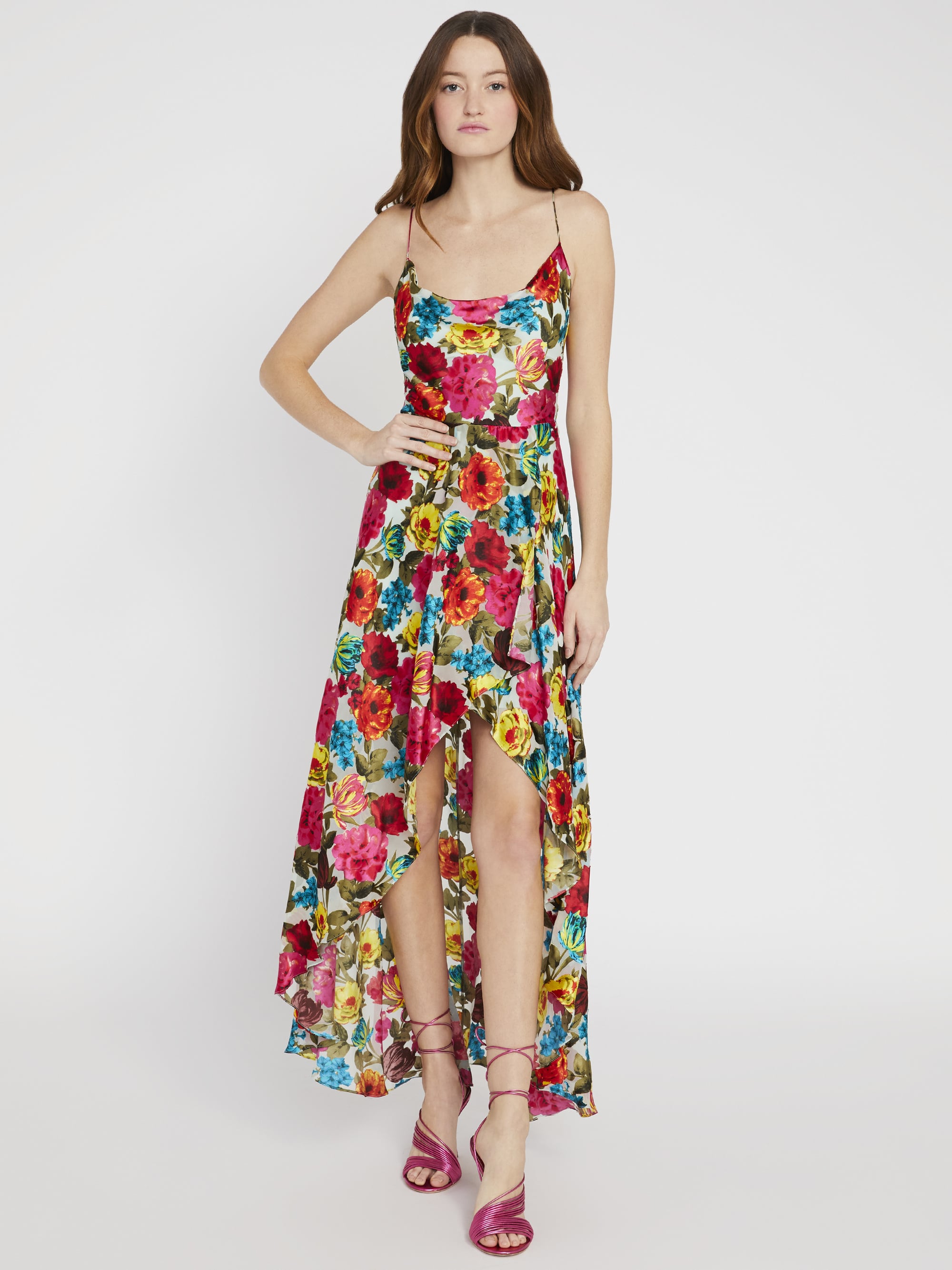 Alice + Olivia Christina Floral Maxi ...