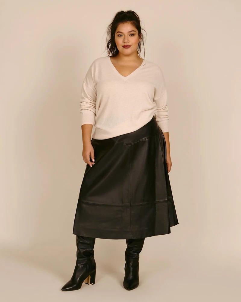 A Leather Skirt: Veda Presidio Leather Skirt