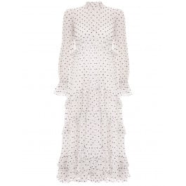Zimmermann Zippy Gathered Frill Dress