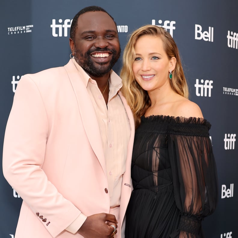 Brian Tyree Henry and Jennifer Lawrence at the 2022 Toronto International Film Festival