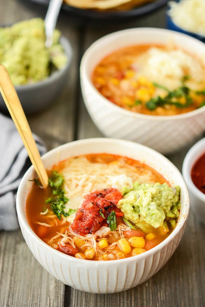 Slow-Cooker Chipotle Chicken Soup