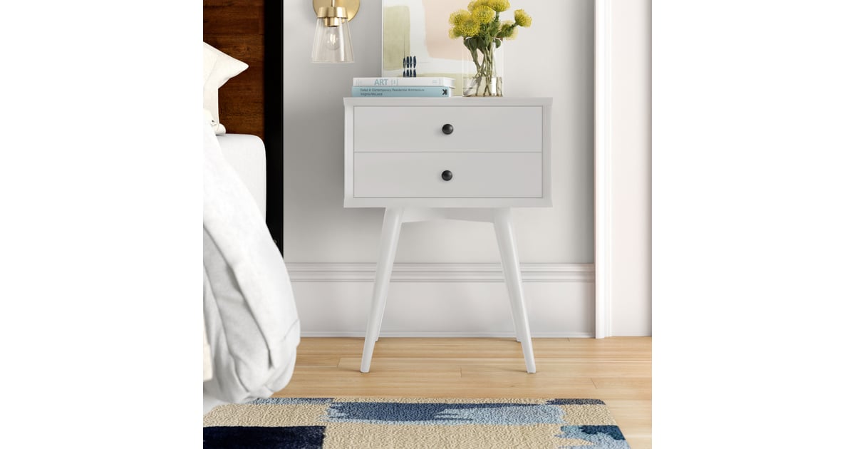 Grady 2 Drawer Solid Wood Nightstand Best Furniture on Sale Way Day