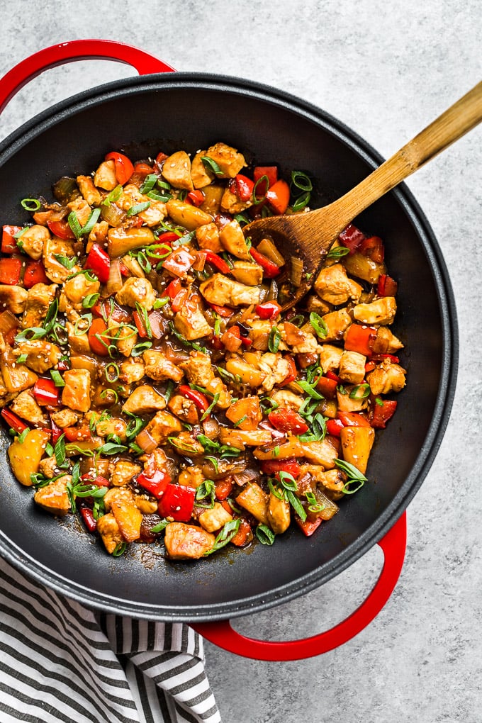 Whole30 Sweet and Sour Chicken Stir Fry