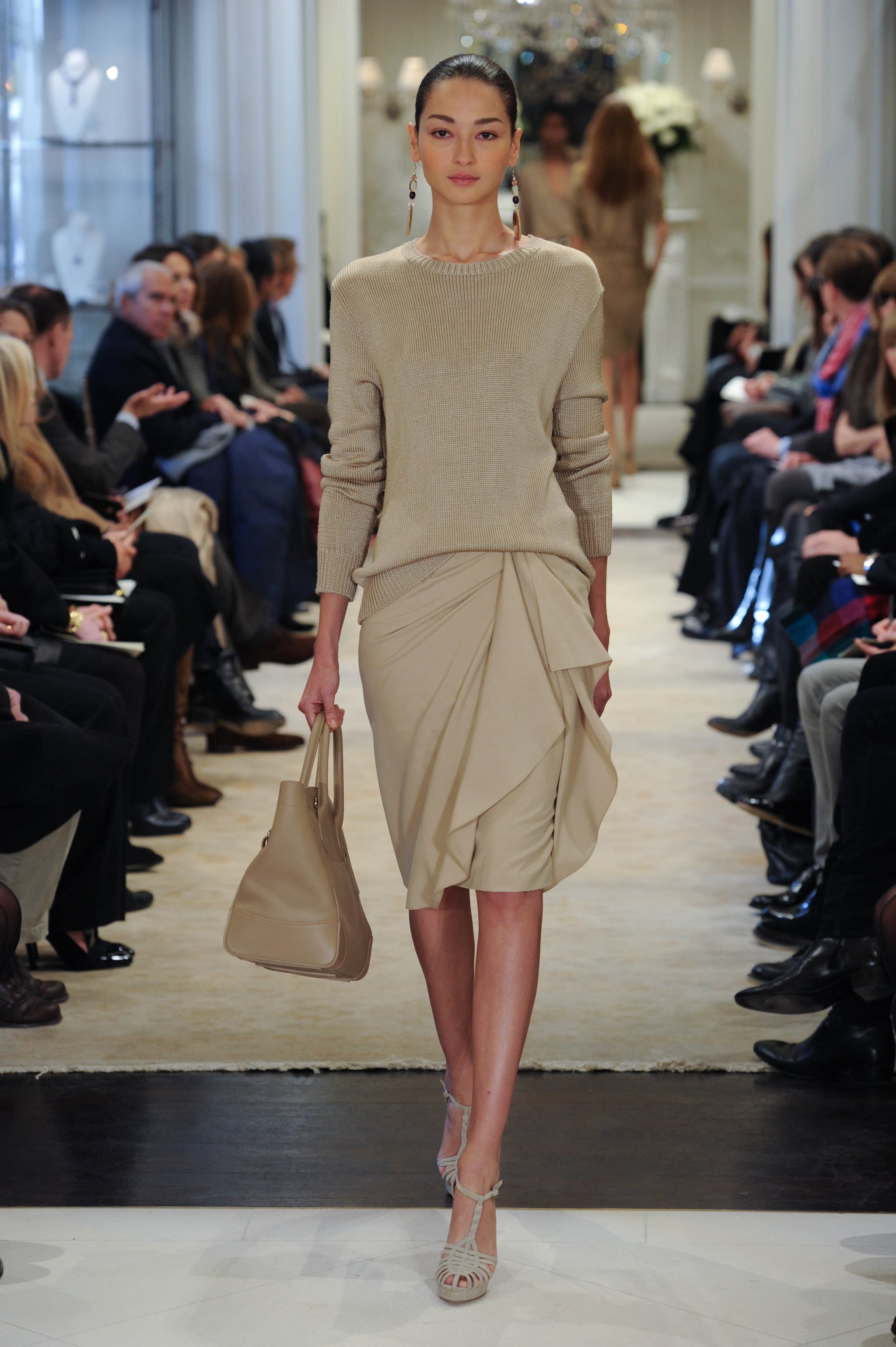 Ralph Lauren Pre Fall 2014 Pictures Popsugar Fashion Ralph lauren (designer), michel botbol (fashion editor/stylist), esther langham (hair stylist), tom pecheux (makeup artist), jennifer starr (casting director). ralph lauren pre fall 2014 pictures