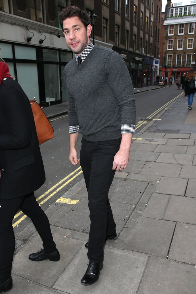 John Krasinski London Pictures January 2016