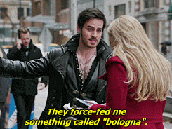 Image result for they force fed me bologna captain hook gifs