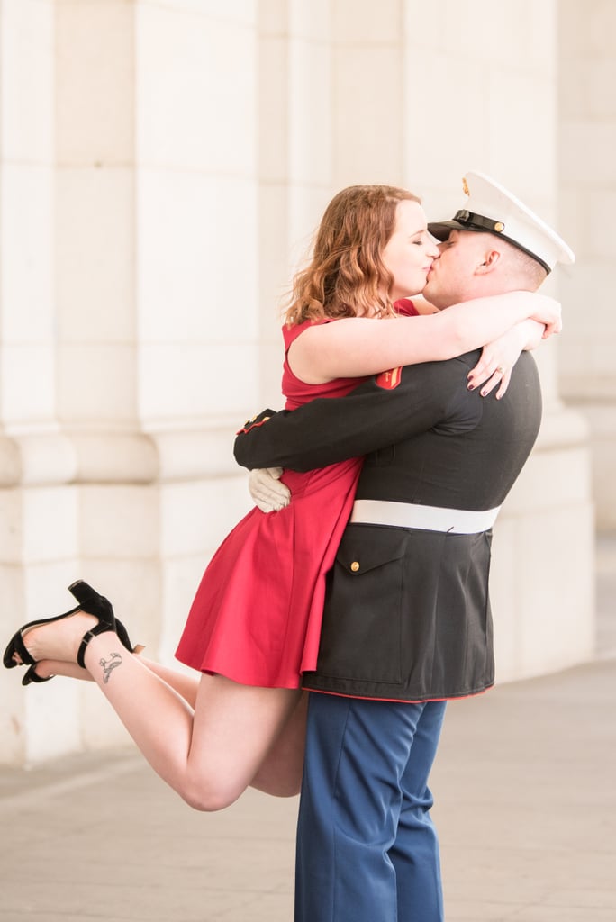Military Couple Engagement Session in Washington DC