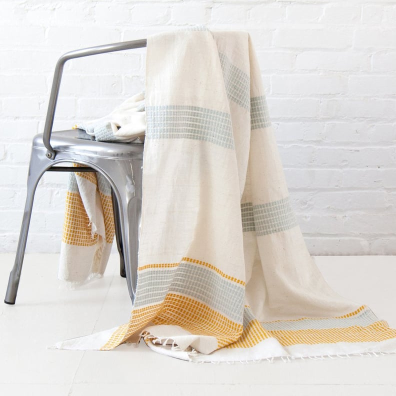 A Soft-Feeling Blanket: Gabi Ethiopian Throw Blanket