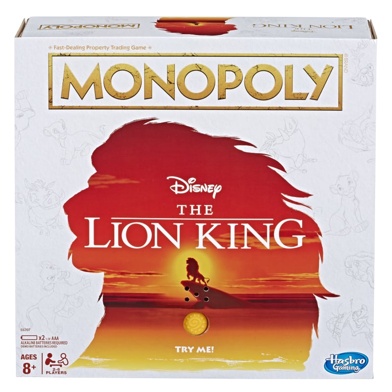 Lion King Monopoly Board — Front View