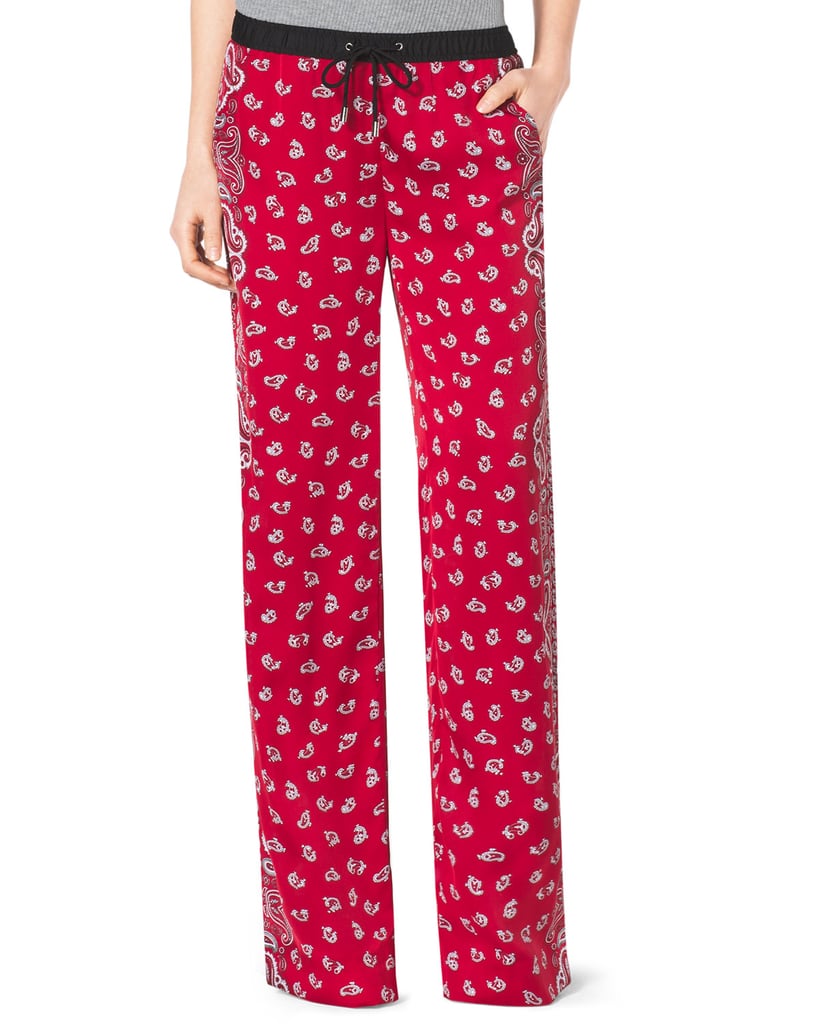 Michael Kors BandanaPrint WideLeg Pants (90) What to Wear For