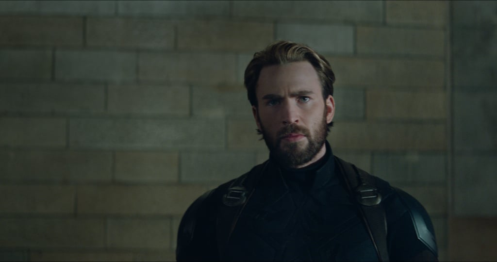 We hereby humbly request that Captain America (Chris Evans) always have a beard from now on.