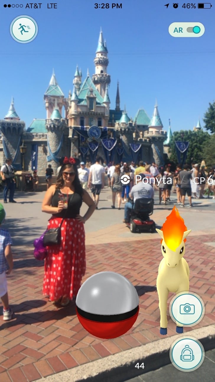 Pokemon Go at Disneyland