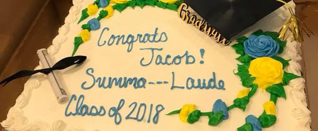 Publix Censors Graduation Cake 2018
