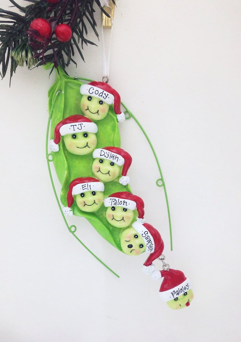 Peas in a Pod Family Ornament