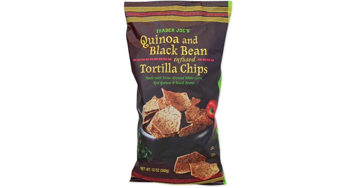 Healthy Snacks at Trader Joe's Quinoa and Black Bean Infused Tortilla