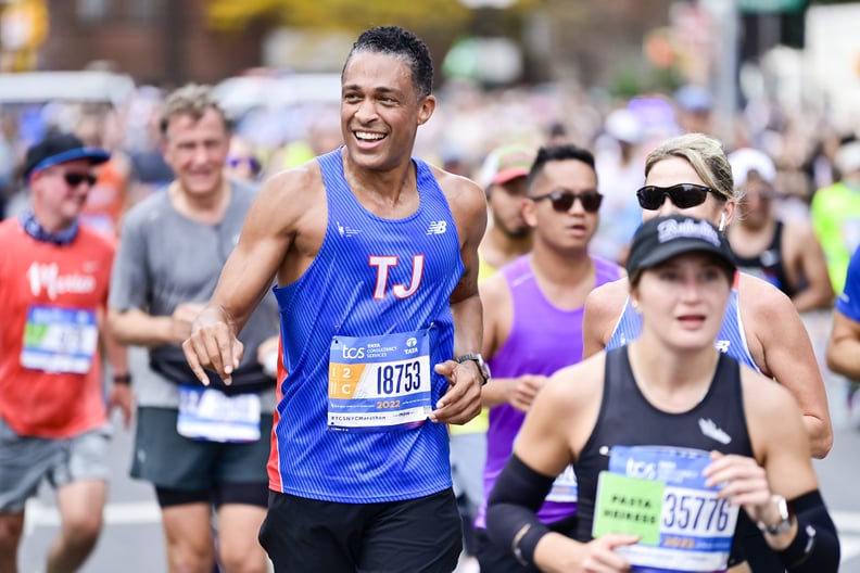 TJ Holmes Ran in the 2022 NYC Marathon