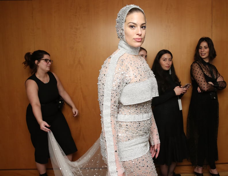 Ashley Graham Walking at Christian Siriano