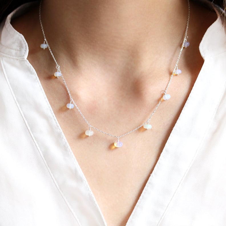 Pearl Berry Jewels Floating Opal Necklace