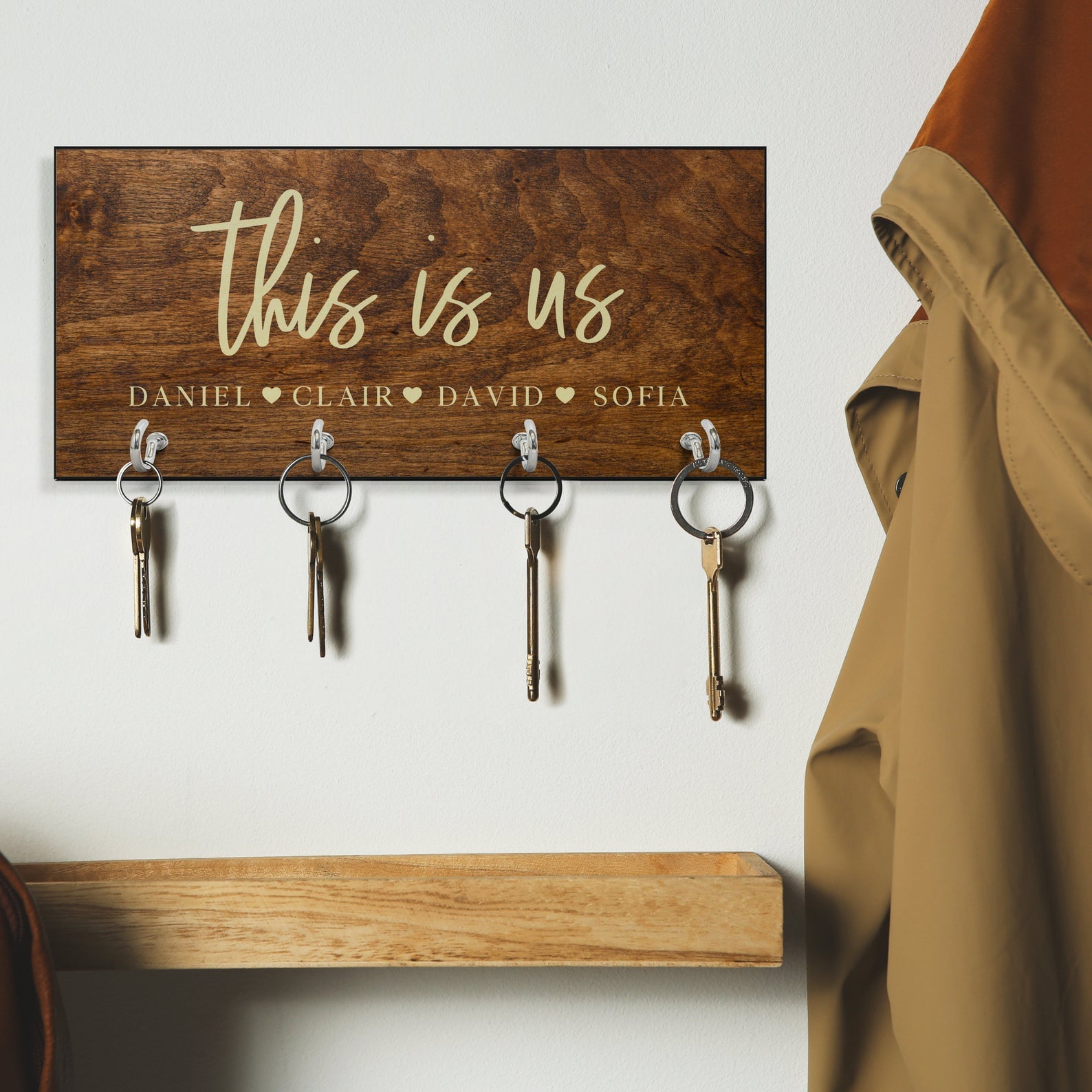 Personalized Key Holder These Hangers Will Keep Your Face Masks Right Where You Need Them Popsugar Home Photo 9