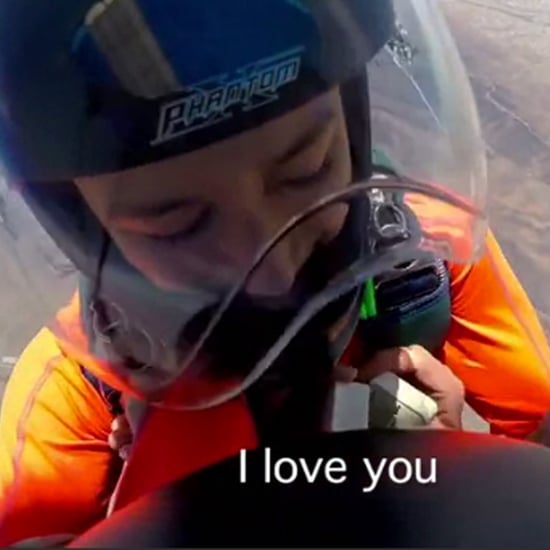 Guy Proposes While Skydiving