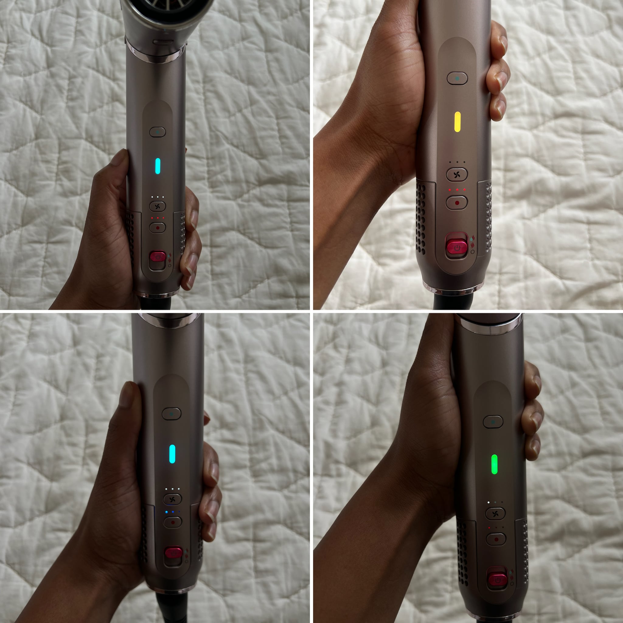 The Shark FlexFusion Straight, Air & Ceramic System in different modes.