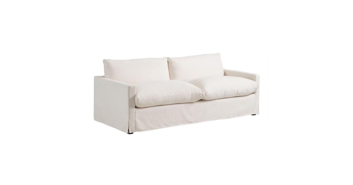 Cost Plus World Market Ivory Feather Filled Brynn Sofa Best and Most