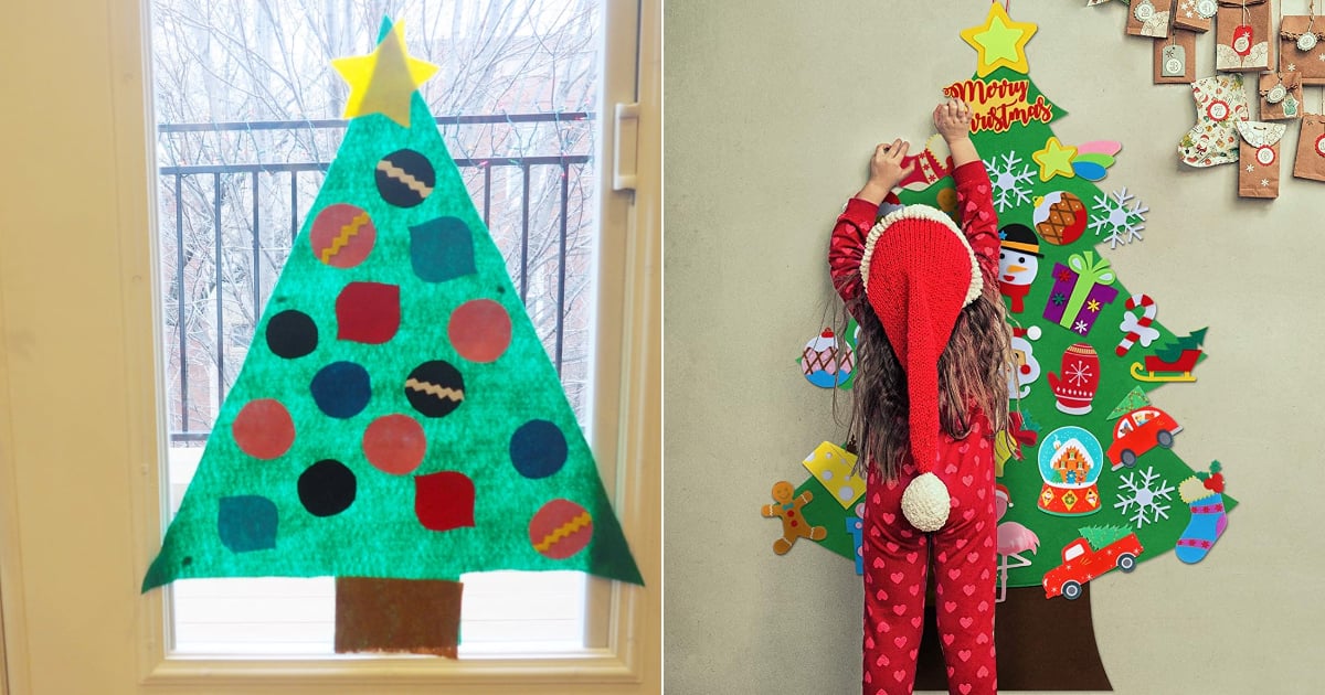 Felt Christmas Trees For Kids That Are Easy to Make POPSUGAR Family