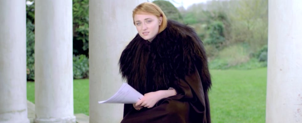 Sophie Turner Jon Snow Impression