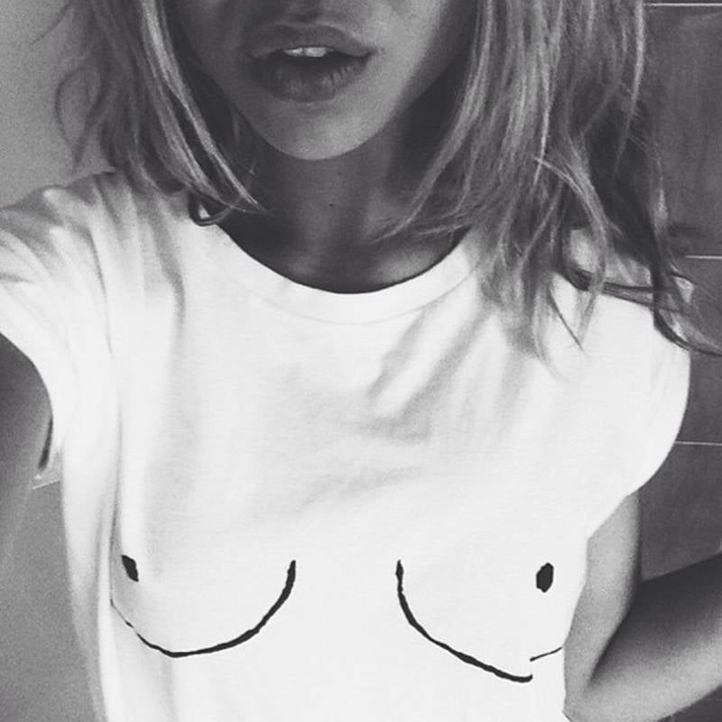 LA Shop Tees Boob T-Shirt  ($10)