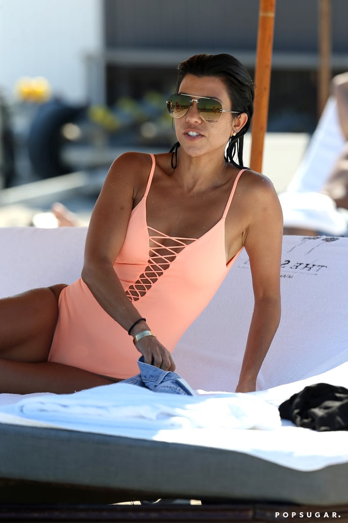 Kourtney Kardashian in Miami With Scott Disick Pictures 2016