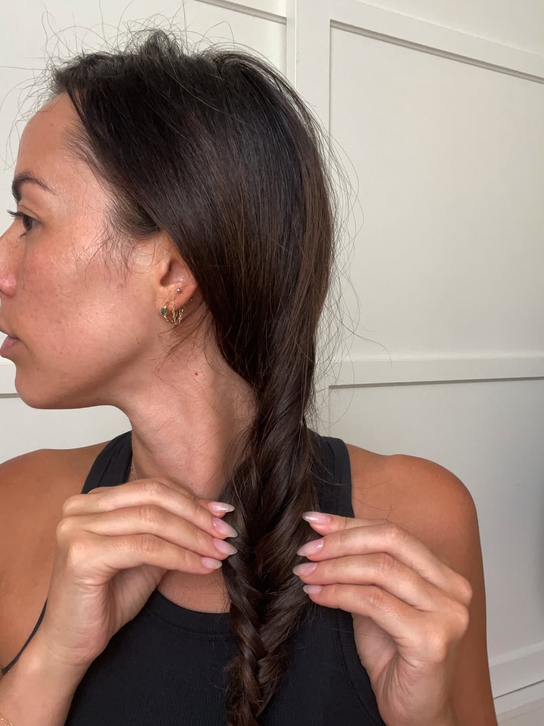how to fish tail braid steps